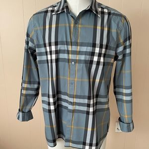 Burberry XXL, long sleeve plaid shirt